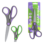 НОЖНИЦЫ 18 СМ. ERICHKRAUSE COMFORT, РЕЗИНОВЫЕ ВСТАВКИ, АССОРТИ, БЛИСТЕР /12/144/