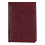 ЕЖЕДНЕВНИК 2026 ГОД, A5+, SIDNEY NEBRASKA, БЕЛ. БЛОК, ЗОЛ. СРЕЗ, БОРДОВЫЙ /10/