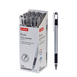 РУЧКА ШАР. ХАТБЕР BYTE, 0,7 ММ, ГРИП, ЧЕРНИЛА МАСЛ. ЧЕРНЫЙ, МИНИ-ДИСПЛЕЙ /24/144/