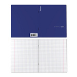 ТЕТРАДЬ 48 Л, А5, КЛ. ERICHKRAUSE SIMPLE COLOR, СИНИЙ, ЛАМ. SOFT-TOUCH, ВЫБ. УФ-ЛАК. /5/100/