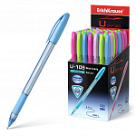 РУЧКА ШАР. ERICHKRAUSE U-109 SPRING STICK&GRIP 1.0, ULTRA GLIDE TECHNOLOGY, СИНИЙ /50/200/2400/