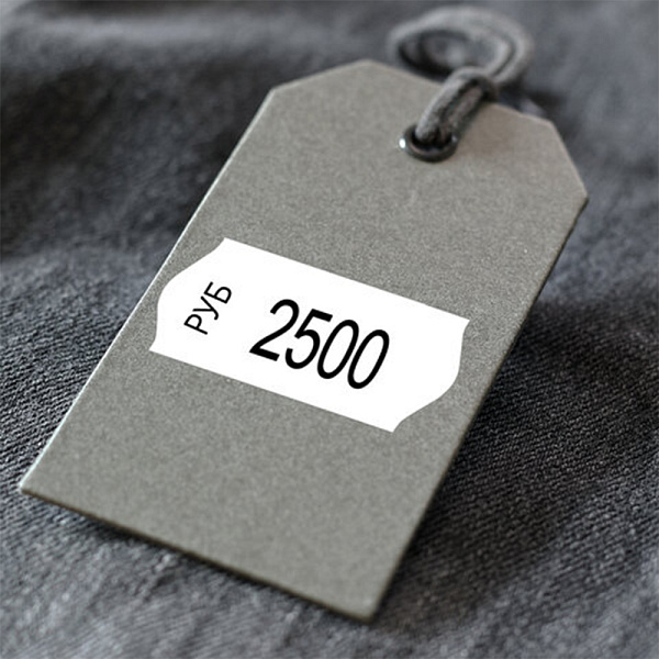 ЛЕНТА ДЛЯ ЭТИКЕТ-ПИСТОЛЕТА 22*12 ВОЛНА, БЕЛАЯ, 800 ШТ /5/100/