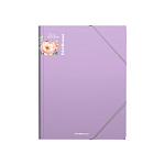 ПАПКА НА РЕЗИНКАХ ПЛАСТ, A4, ERICHKRAUSE MATT PASTEL BLOOM, 0,6 ММ, АССОРТИ /4/96/