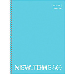 ТЕТРАДЬ 80 Л, А4, КЛ, ХАТБЕР PREMIUM. NEWTONE PASTEL НЕЗАБУДКА, МЕЛ. ГЛЯНЦ. ЛАМ. ГРЕБЕНЬ /2/20/