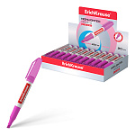 Текстмаркер ErichKrause Visioline V-11 Mini Neon, цвет чернил розовый (в коробке-дисплее по 20 шт.)