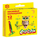МЕЛ ВОСКОВОЙ 12 ЦВ. КАЛЯКА-МАЛЯКА, КРУГЛЫЕ /24/288/