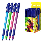 РУЧКА ШАР. ERICHKRAUSE U-109 NEON STICK&GRIP 1.0 ULTRA GLIDE TECHNOLOGY, СИНИЙ /50/200/2400/