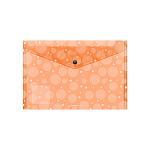 КОНВЕРТ ПЛАСТ. НА КНОПКЕ, A4, ERICHKRAUSE NEON DOTS, 0.18 ММ, АССОРТИ /12/240/