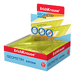 ТРЕУГОЛЬНИК 45 ГРАД. 09 СМ, ПЛАСТ. ERICH KRAUSE® NEON, ЖЕЛТЫЙ /42/504/ РФ