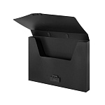 ПОРТФЕЛЬ ПЛАСТ. STAFF, А4, ПЛАСТ. БЕЗ ОТД. ЧЕРНЫЙ /6/РФ