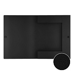 ПАПКА НА КНОПКЕ, А4, ERICHKRAUSE CLASSIC, 8 ММ, 0,4 ММ, 3 КЛАПАНА, ЧЕРНЫЙ /4/48/ РФ