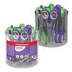 ножницы 13 см. erichkrause юниор, ассорти, тубус /24/288/