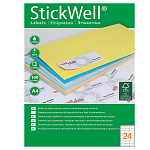 С/КЛ.ЭТ-КИ 70*35, 24UP А4/100Л ЭКОНОМ APLI/STICKWELL /10/