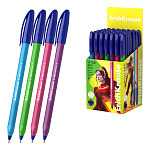 РУЧКА ШАР. ERICHKRAUSE U-108 NEON STICK 1.0, ULTRA GLIDE TECHNOLOGY, СИНИЙ /50/200/2400/