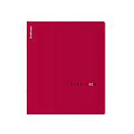ТЕТРАДЬ 48 Л, А5, КЛ. ERICHKRAUSE SIMPLE COLOR, КРАСНЫЙ, ЛАМ. SOFT-TOUCH, ВЫБ. УФ-ЛАК. /5/100/