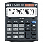 КАЛЬКУЛЯТОР 10 РАЗР. SKAINER SK-310II, НАСТОЛЬНЫЙ {AC-2201/SDC-810}/50/