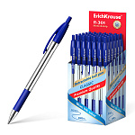 РУЧКА ШАР. АВТ. ERICHKRAUSE R-301 CLASSIC MATIC&GRIP, 1.0, СИНИЙ /50/400/3200/