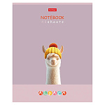 ТЕТРАДЬ 48 Л, А5, КЛ, ХАТБЕР. ALPACA, ЛАМ. SOFT-TOUCH, НА СКОБЕ /5/60/ РФ