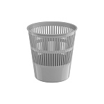 КОРЗИНА Д/БУМАГ 09 Л, ERICHKRAUSE CLASSIC, ПЛАСТ. СЕТЧАТАЯ, СЕРЫЙ /25/ РФ