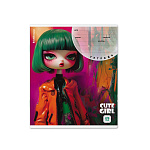 ТЕТРАДЬ 12 Л, КЛ. ERICHKRAUSE BUBBLE GIRL, ВЫБ. УФ-ЛАК, MIX-PACK /10/280/ 