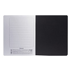 ТЕТРАДЬ 96 Л, А5, КЛ, ХАТБЕР. ЧЕРНАЯ, КАРТ. ОБЛ. НА СКОБЕ /5/30/