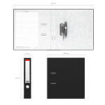 РЕГИСТРАТОР 5 СМ. ERICHKRAUSE BUSINESS, ЧЕРНЫЙ /25/ РФ