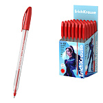 РУЧКА ШАР. ERICHKRAUSE U-108 CLASSIC STICK 1.0 ULTRA GLIDE TECHNOLOGY, КРАСНЫЙ /50/200/2400/