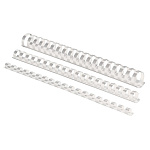 ГРЕБЕНКИ. ПЛАСТ. D25ММ/50 ШТ, РТ, БЕЛЫЕ /10/