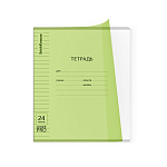 ТЕТРАДЬ 24 Л, ЛИН. ERICHKRAUSE КЛАССИКА COVERPRO МАТОВЫЙ ПУЛЬС, ПЛАСТ. ОБЛ. СКОБА, МИКС /10/160/