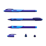 Набор из 2 ручек шариковых ErichKrause ErgoLine® Kids Stick&Grip Neon 0.5, Super Glide Techn, цвет чернил синий, син грип (в пакете)