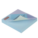 БЛОК Д/ЗАПИСИ 75*75 ММ, 100Л, ХАТБЕР PASTEL, ГОЛУБОЙ /12/