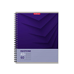 ТЕТРАДЬ 60 Л, А5+, КЛ. ERICHKRAUSE ДУОТОН НЕКСТ, МИКС, НА СПИРАЛИ /4/40/ РФ