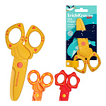 Ножницы пластиковые ErichKrause Sea Friends, 12 см, ассорти (в блистере по 1 шт.)