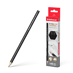 КАРАНДАШ Ч/Г ERICHKRAUSE JET BLACK 100, HB, ШЕСТИГР. ЗАТОЧЕН. ЧЕРНЫЙ {45697} /12/144/2880/
