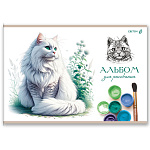 АЛЬБОМ Д/РИС. 40 Л, А4, СВЕТОЧ. ЦВЕТНЫЕ ЗАРИСОВКИ МИКС, НА СКОБЕ /5/30/