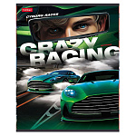 ТЕТРАДЬ 48 Л, А5, КЛ, ХАТБЕР, CRAZY RACING, НА СКОБЕ /5/100/