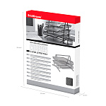 ЛОТОК ГОРИЗ. 2-ОЙ ERICHKRAUSE, МЕТАЛЛ. СЕТЧАТЫЙ, ЧЕРНЫЙ /12/