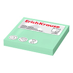 БЛОК Д/ЗАПИСИ 75*75 ММ, 100Л. ERICHKRAUSE, БУМАГА, ЗЕЛЕНЫЙ /12/384/