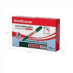 МАРКЕР ДЛЯ ДОСКИ ERICHКRAUSE W-110, ЗЕЛЕНЫЙ /12/144/1728/