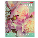 ТЕТРАДЬ 80 Л, А5, КЛ, ХАТБЕР. ЦВЕТЕНИЕ И ГРАЦИЯ, ЛАМ. SOFT-TOUCH, НА ГРЕБНЕ /4/56/ РФ