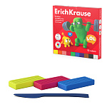ПЛАСТИЛИН 10 ЦВ, 180 ГР. ERICHKRAUSE JOLLY FRIENDS, СО СТЕКОМ /8/32/