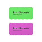 ГУБКА-СТИРАТЕЛЬ ДЛЯ МАРКЕРНЫХ ДОСОК ERICHKRAUSE, 107*57 ММ, С МАГНИТОМ, АССОРТИ /12/288/