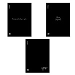 ТЕТРАДЬ 48 Л, А4, КЛ. ERICHKRAUSE COVERPROBOOK WORDS, ЧЕРНЫЙ, ПЛАСТ. ОБЛ. НА СКОБЕ, MIX-PACK /3/30/ 
