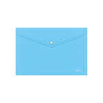 КОНВЕРТ ПЛАСТ. НА КНОПКЕ, A4, ERICHKRAUSE DIAGONAL PASTEL, 0,18 ММ, НЕПРОЗР. АССОРТИ /12/24/240/ РФ