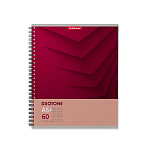 ТЕТРАДЬ 60 Л, А5+, КЛ. ERICHKRAUSE ДУОТОН НЕКСТ, МИКС, НА СПИРАЛИ /4/40/ РФ