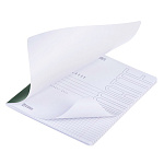 ТЕТРАДЬ 48 Л, А5, КЛ, ХАТБЕР. ОДНОТОННЫЙ. МАЛАХИТ, ЛАМ. МЯГКОЕ КАСАНИЕ, НА СКОБЕ /5/60/РФ