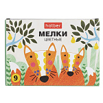 МЕЛ ЦВЕТНОЙ 09 ШТ/УПАК, ХАТБЕР. НАРИСУЙ-КА! К/К /20/