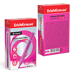 МАРКЕР ТЕКСТ. ERICHKRAUSE LIQUID VISIOLINE V-14 NEON, ЖИДКИЕ ЧЕРНИЛА, РОЗОВЫЙ /10/120/1440/