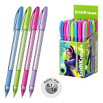 РУЧКА ШАР. ERICHKRAUSE U-109 SPRING STICK&GRIP 1.0, ULTRA GLIDE TECHNOLOGY, СИНИЙ /50/200/2400/