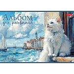 АЛЬБОМ Д/РИС. 24 Л. А4, ХАТБЕР. ЗАМУРЧАТЕЛЬНЫЕ ИСТОРИИ, НА СКОБЕ /11/55/